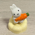 Jingdezhen Ceramic Cloud Bunny Figurine — Cute Rabbit Desk Decor & Gift Collection