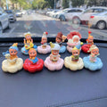 Kawaii Fantasy Character Figurine on Rotating Cloud Base — Car Dashboard Blind Box Series, 10+ Styles