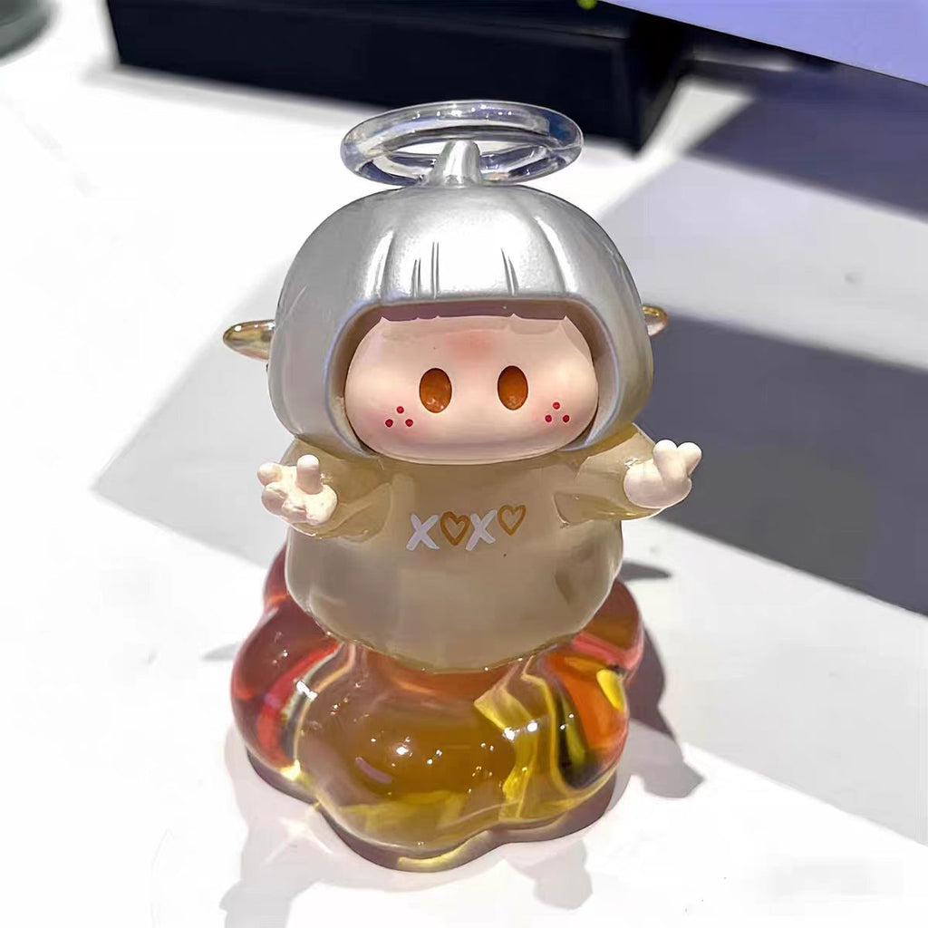 Cute Angel Cloud Base Bobblehead Figurine — XOXO & Heartbeat Series