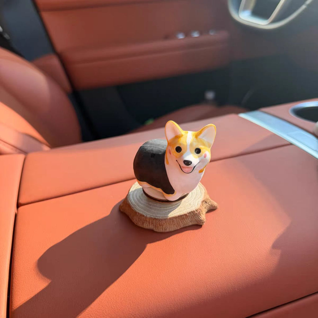 Jingdezhen Handcrafted Cute Animal Ceramic Figurine — Corgi, Shiba Inu & Cat Collection