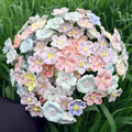 Jingdezhen Handcrafted Ceramic Flower — Single Stem Porcelain Bloom (Mix & Match Your Own Bouquet)
