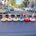 Kawaii Fantasy Character Figurine on Rotating Cloud Base — Series 2 Car Dashboard Blind Box, 10+ Styles