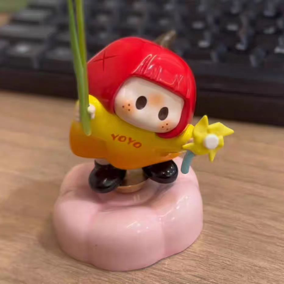 Cute Angel Cloud Base Bobblehead Figurine — XOXO & Heartbeat Series